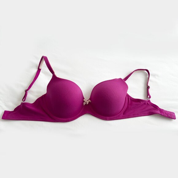 Victoria's Secret - Body by Victoria, Lined Demi 34DD Pink/Purple - Picture 2 of 4